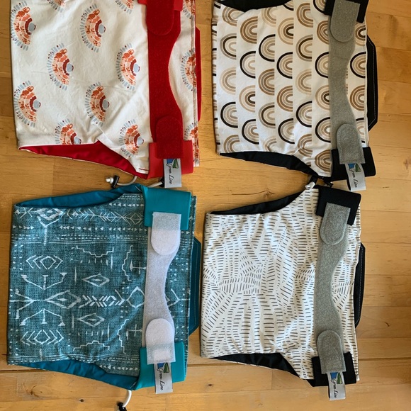 Greenline Cloth Diapers 21 covers and 21 bamboo terry flat inserts. All new! - Picture 10 of 14